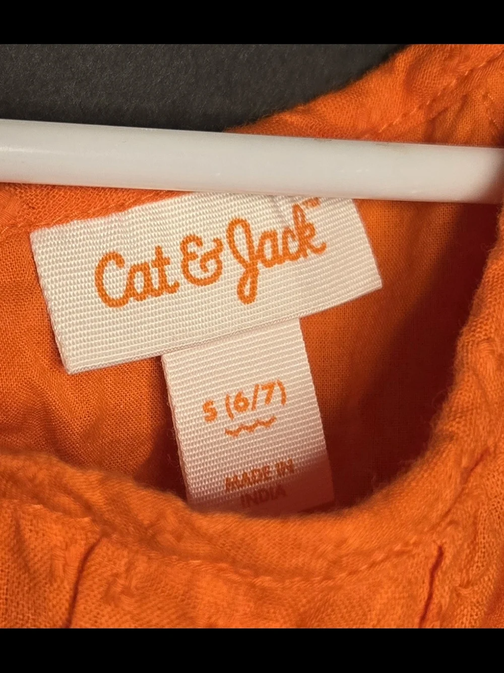 Cat & Jack bright orange